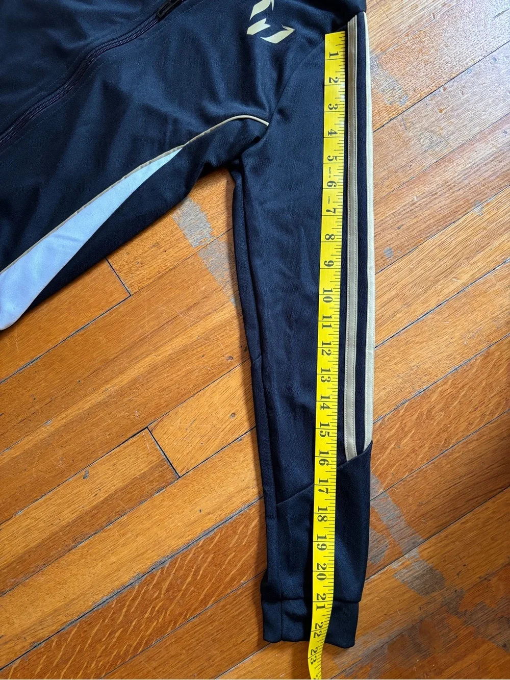 adidas Black and Gold Athletic Track Jacket & Pants